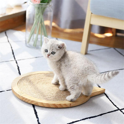 Cat Scratcher Board Scratching Post Mat Wall Mounted Scratcher Pad With Suction Cup Toy Cat Claws Care Toys - Dog Hugs Cat