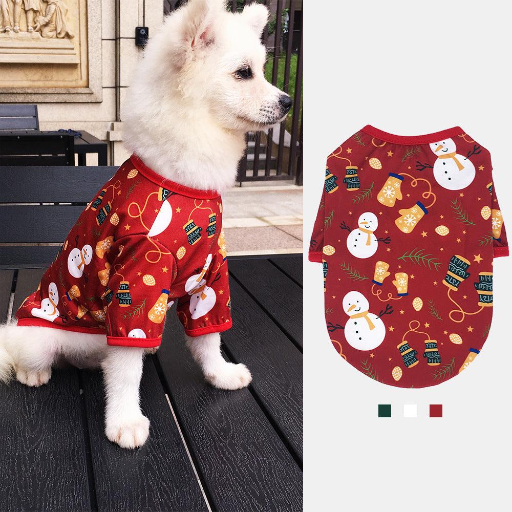 Christmas Series New Dog Clothes - Dog Hugs Cat