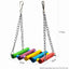 Colorful Suspension Bridge Swing Stand Bar Stand Peony - Dog Hugs Cat