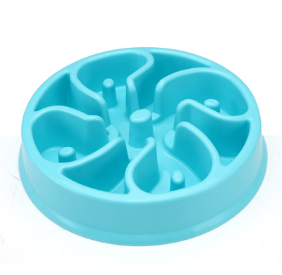 Anti-Choke Bowl Plastic Dog Bowl Healthy Feeder - Dog Hugs Cat