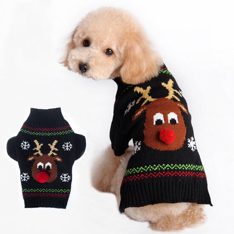 Christmas Pet Sweater - Dog Hugs Cat