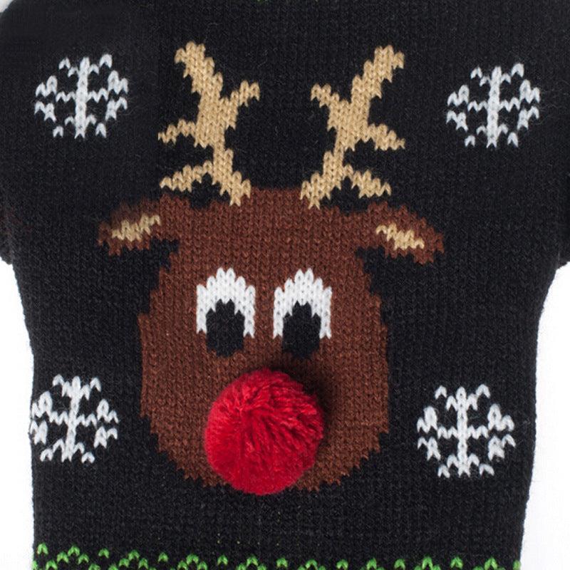 Christmas Pet Sweater - Dog Hugs Cat