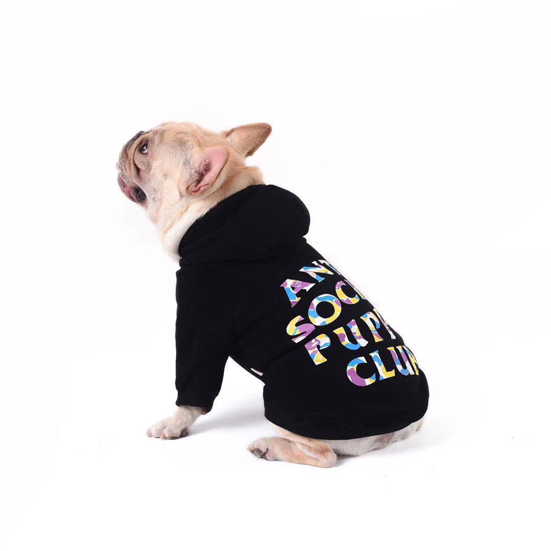 Plush Hooded Pet Dog Sweater Clothes - Dog Hugs Cat