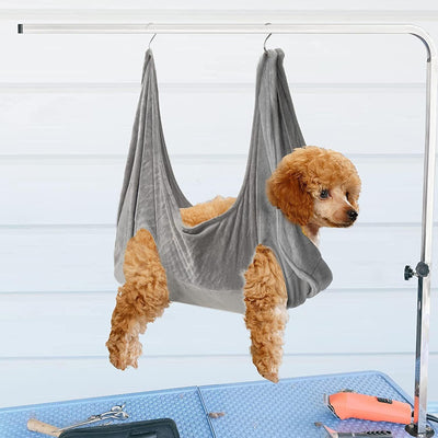 Dog Grooming Hammock, Nail Trimming Helper, Dog Grooming Harness Multifunctional Restraints, For Small Medium Large Dogs And Cats Bathing, Washing, Grooming, And Trimming Nails - Dog Hugs Cat