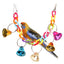 Xuanfeng Peony Wooden Swing And Biting Toy Articles - Dog Hugs Cat
