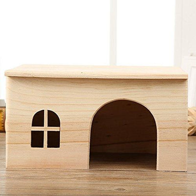 Hamster House In Spring And Summer - Dog Hugs Cat