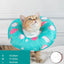 White Ring Cat Collar - Dog Hugs Cat