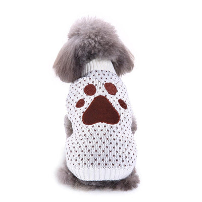 Christmas Snowflake Dog Sweater - Dog Hugs Cat