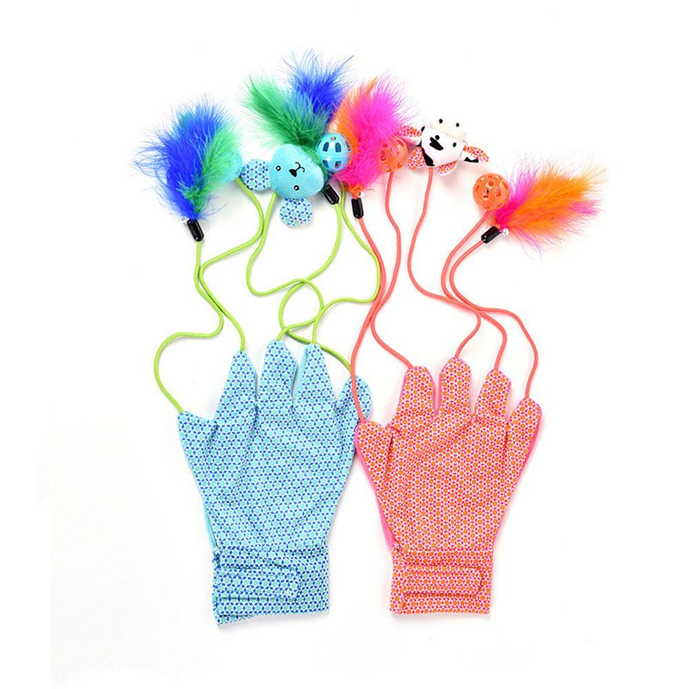 Funny Cat Gloves Toys - Dog Hugs Cat