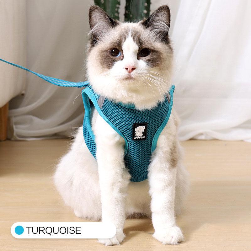 Anti-Strike Cat Traction Cat Harness - Dog Hugs Cat