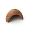 Reptile Cache Cave Natural Nest Coconut Shell - Dog Hugs Cat
