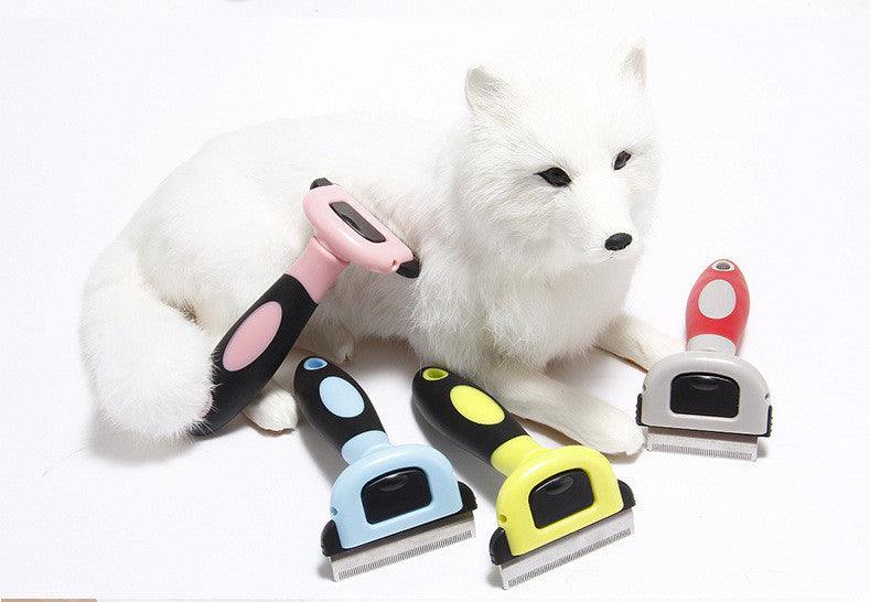 Removable Abs Hair Removal Comb For Pets - Dog Hugs Cat