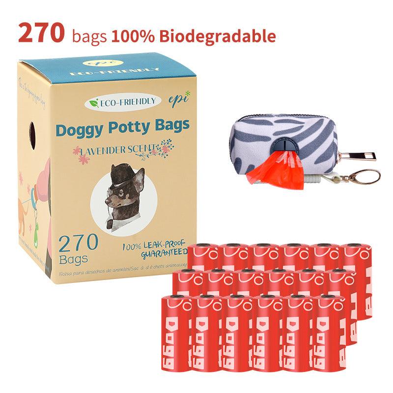 1.5 Silk Epi Eco-Friendly Degradable Poop Bag - Dog Hugs Cat