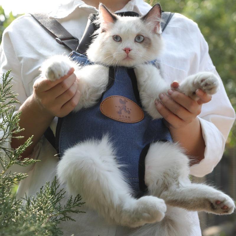 Portable Cat Backpack For Spring Outing - Dog Hugs Cat