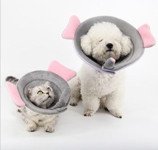 Pet Protection Collar Collar Flower Protection Collar Pet Grooming Kits Dog Bite Ring Birth Control - Dog Hugs Cat