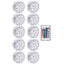 16 Colors RGB Submersible Pool Light with RF Remote Control - Illuminate Your Water Wonderland - Dog Hugs Cat