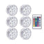 16 Colors RGB Submersible Pool Light with RF Remote Control - Illuminate Your Water Wonderland - Dog Hugs Cat