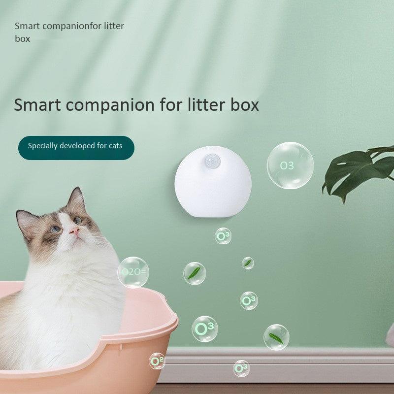 Smart Pet Deodorizer Home Litter Basin Companion Air Purifier - Dog Hugs Cat
