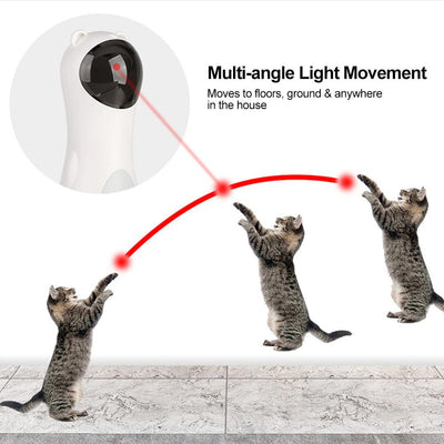 Automatic Laser Cat Toy Bear Laser Cat Toy Led Red Laser Cat Cat Toy - Dog Hugs Cat