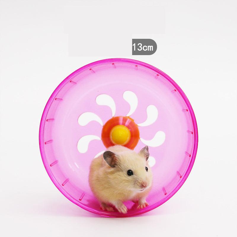 Hamster Running Wheel Hamster Cage Large Runner Golden Silk Bear Sports Ball - Dog Hugs Cat