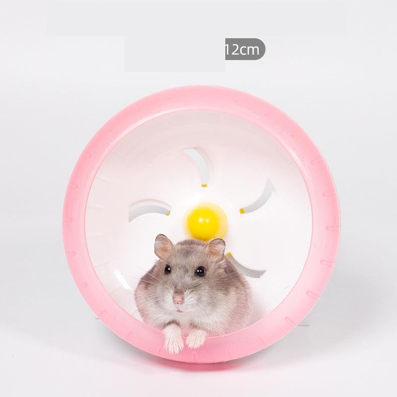 Hamster Running Wheel Hamster Cage Large Runner Golden Silk Bear Sports Ball - Dog Hugs Cat