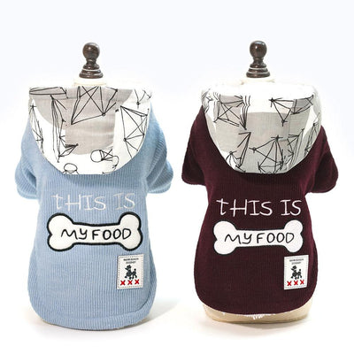 Thickened Warm, Hooded, Padded Clothes For Pets - Dog Hugs Cat