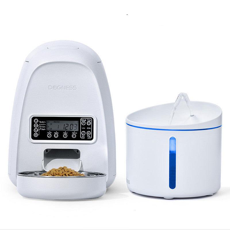 Cat Automatic Feeder Intelligent Dog Timing Ration Cat Food - Dog Hugs Cat