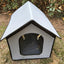 Pet House Outdoor Waterproof Weatherproof Dog Kennel Cat House Foldable Pet Shelter For Pets Indoor Outdoor Sleeping - Dog Hugs Cat