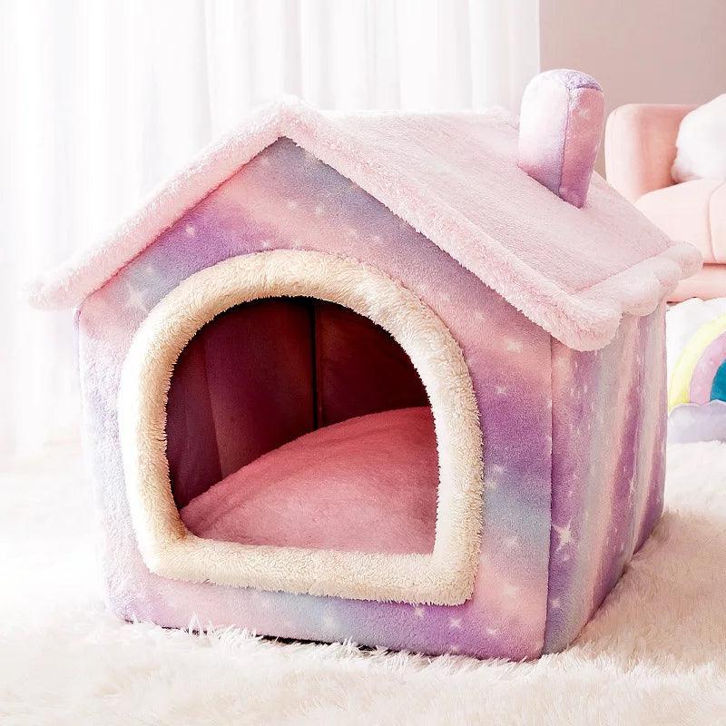 Pet Bed Small Dog Teddy Cat Litter Four Seasons Universal Dog House Dog Bed Pets Supplies - Dog Hugs Cat