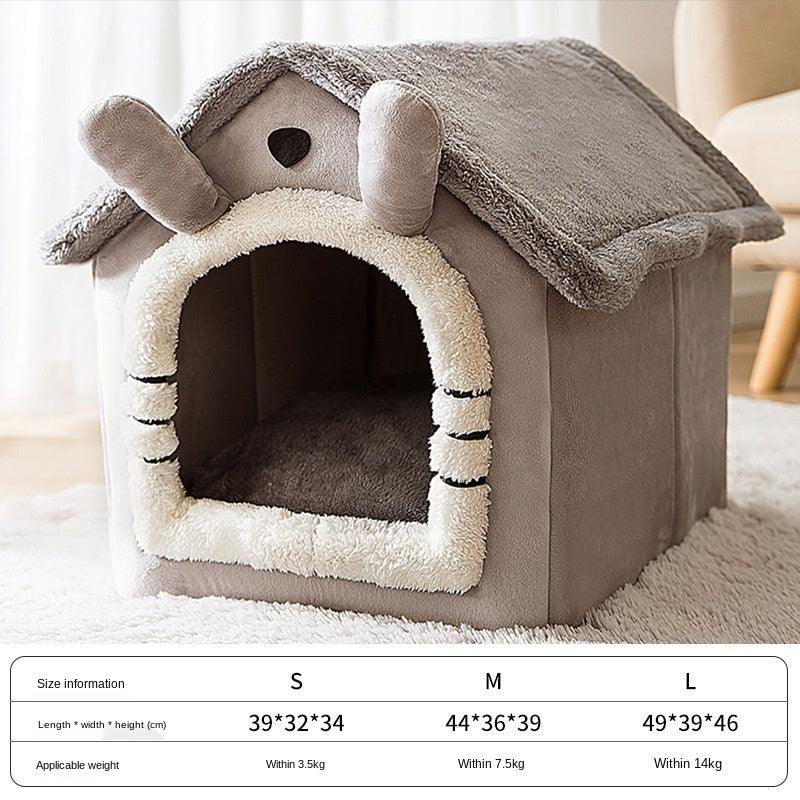 Pet Bed Small Dog Teddy Cat Litter Four Seasons Universal Dog House Dog Bed Pets Supplies - Dog Hugs Cat