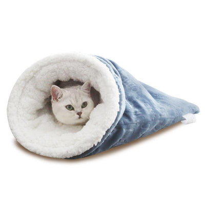Cat Nest Christmas Plus Soft Nest Cat Sleeping Bag Cat Nest Cat Supplies Pet Four Seasons Universal Cat Mat - Dog Hugs Cat