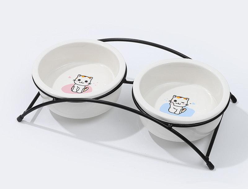 Dog Basin Cat Food Basin Cat Dog Products - Dog Hugs Cat