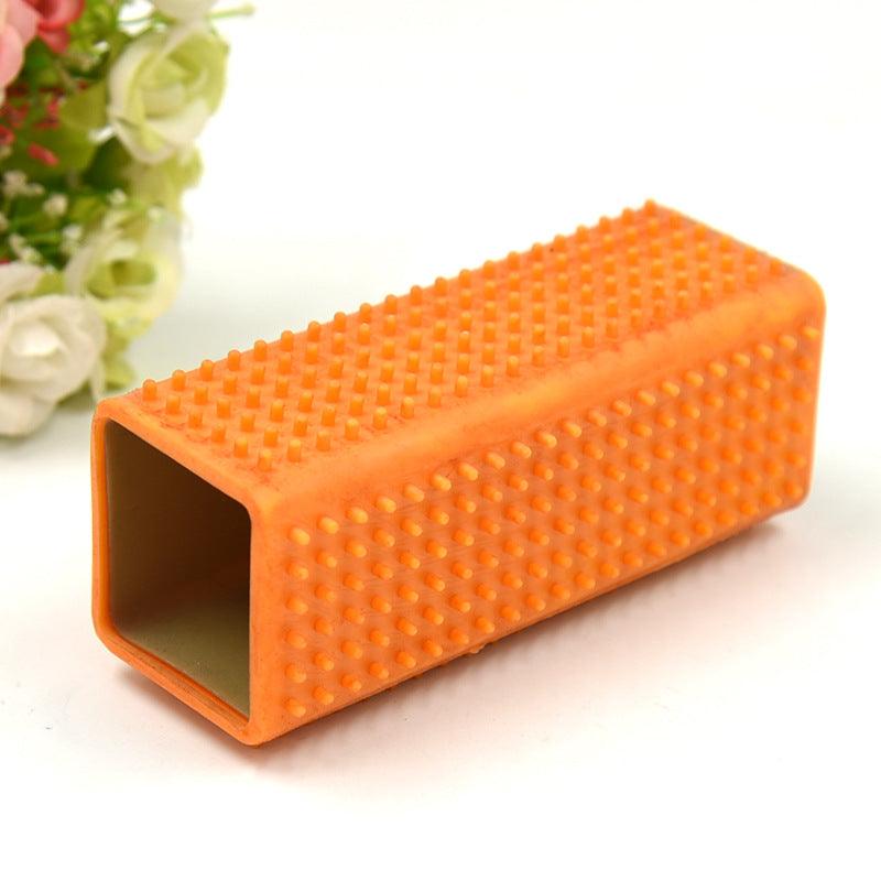 Pet Dog Puppy Cat Bath Brush Comb Depilation Silicone Massage Grooming Cleaner - Dog Hugs Cat