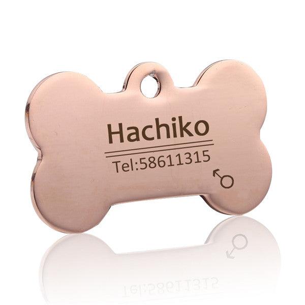 Free Engraving Pet Dog Cat Collar Accessories Decoration Pet Id Dog Tags Collars Stainless Steel Cat Tag Customized Tag - Dog Hugs Cat