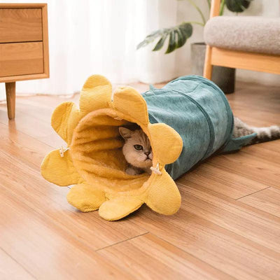 Creative Fruit Funny Pet Cat Tunnel Toys Puppy Ferrets Rabbit Play Dog Tunnel Tubes Toy Tube - Dog Hugs Cat