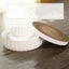 Corrugated Cat Litter Cat Scratcher Round Claw Grinder - Dog Hugs Cat