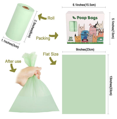 Biodegradable Compost Poop Picking Bag Dog Poop Bag Pet Supplies - Dog Hugs Cat