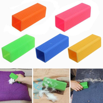 Pet Dog Puppy Cat Bath Brush Comb Depilation Silicone Massage Grooming Cleaner - Dog Hugs Cat