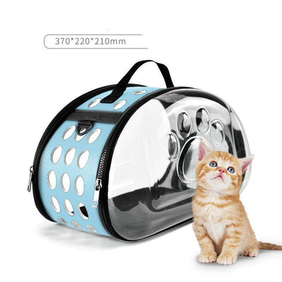 Foldable Cat Bag Breathable Portable Pet Carrier Bag Outdoor Travel Handbag For Cat Dog - Dog Hugs Cat