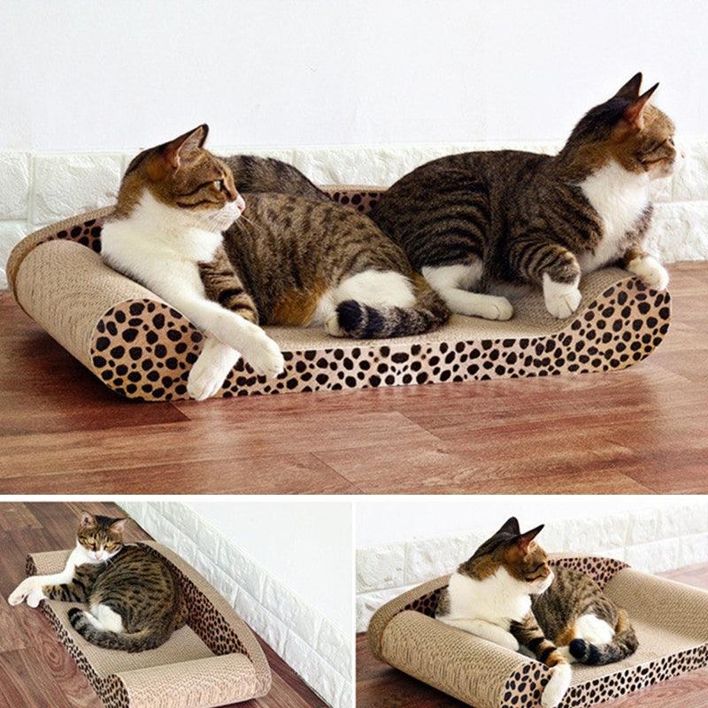 Cat Toy Corrugated Cat Scratch Board Extra Large - Dog Hugs Cat