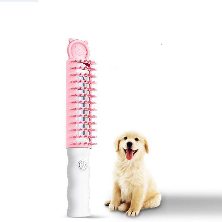 Ozone Pet Brush For Shedding With Deodorization Dog Brush For Shedding Hair Odor Dog Eliminator Brushes Electronic Dog Grooming Brush - Dog Hugs Cat