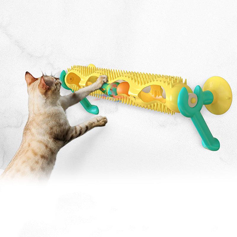 Funny Cat Toys 360 Roller Suction Cup - Dog Hugs Cat