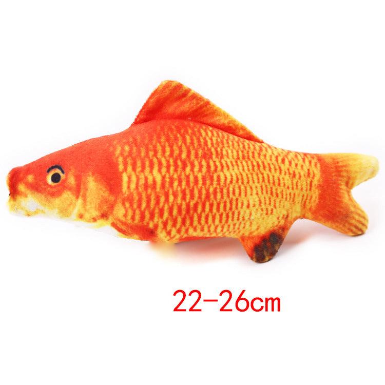 Pet Toys Carp Cat Pillow Crazy Pet Dog Cat Toy Teddy Bichon Plush Sounding Toy - Dog Hugs Cat