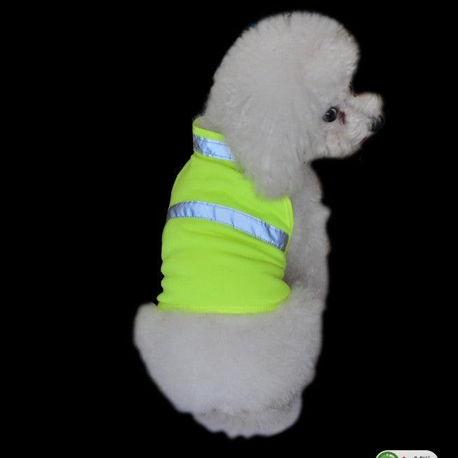 Summer Pet Clothing Dog Reflective Clothing Work Dog Safety Clothing - Dog Hugs Cat