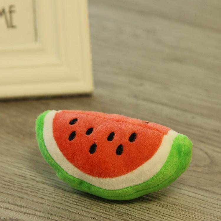 Fruit And Vegetable Pet Toys Cat And Dog Plush Toys - Dog Hugs Cat