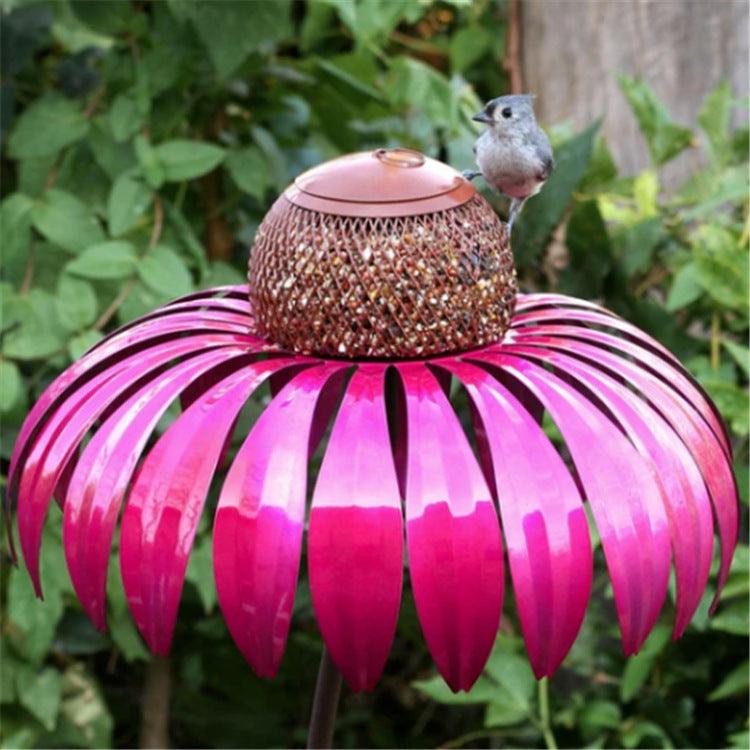 Garden Petal Shape Bird Feeder - Dog Hugs Cat