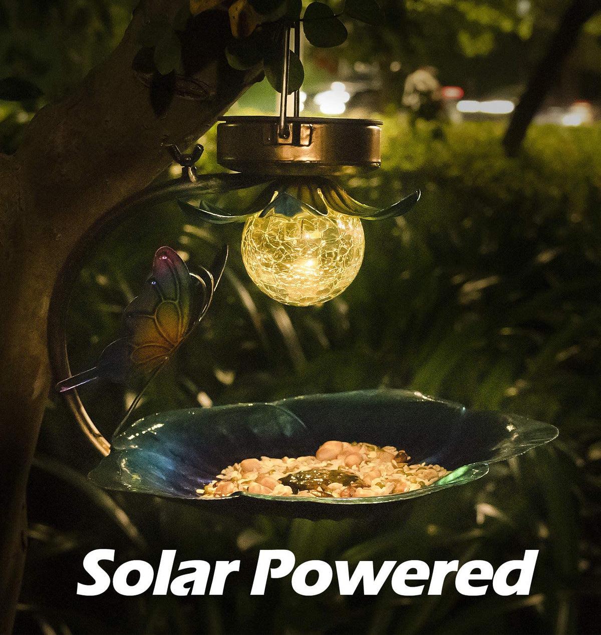 Solar Crack Ball Bird Feeder - Dog Hugs Cat