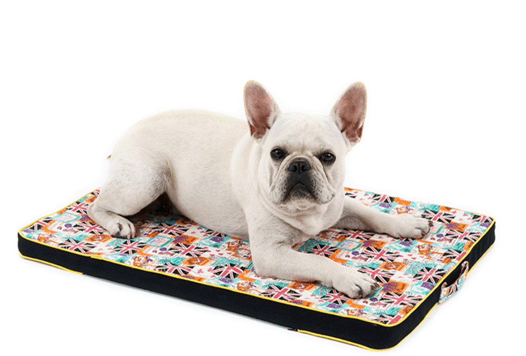 Thickened Pet Printing Canvas Dog Mats Dog Bed Mats Dog Bed Mattresses - Dog Hugs Cat