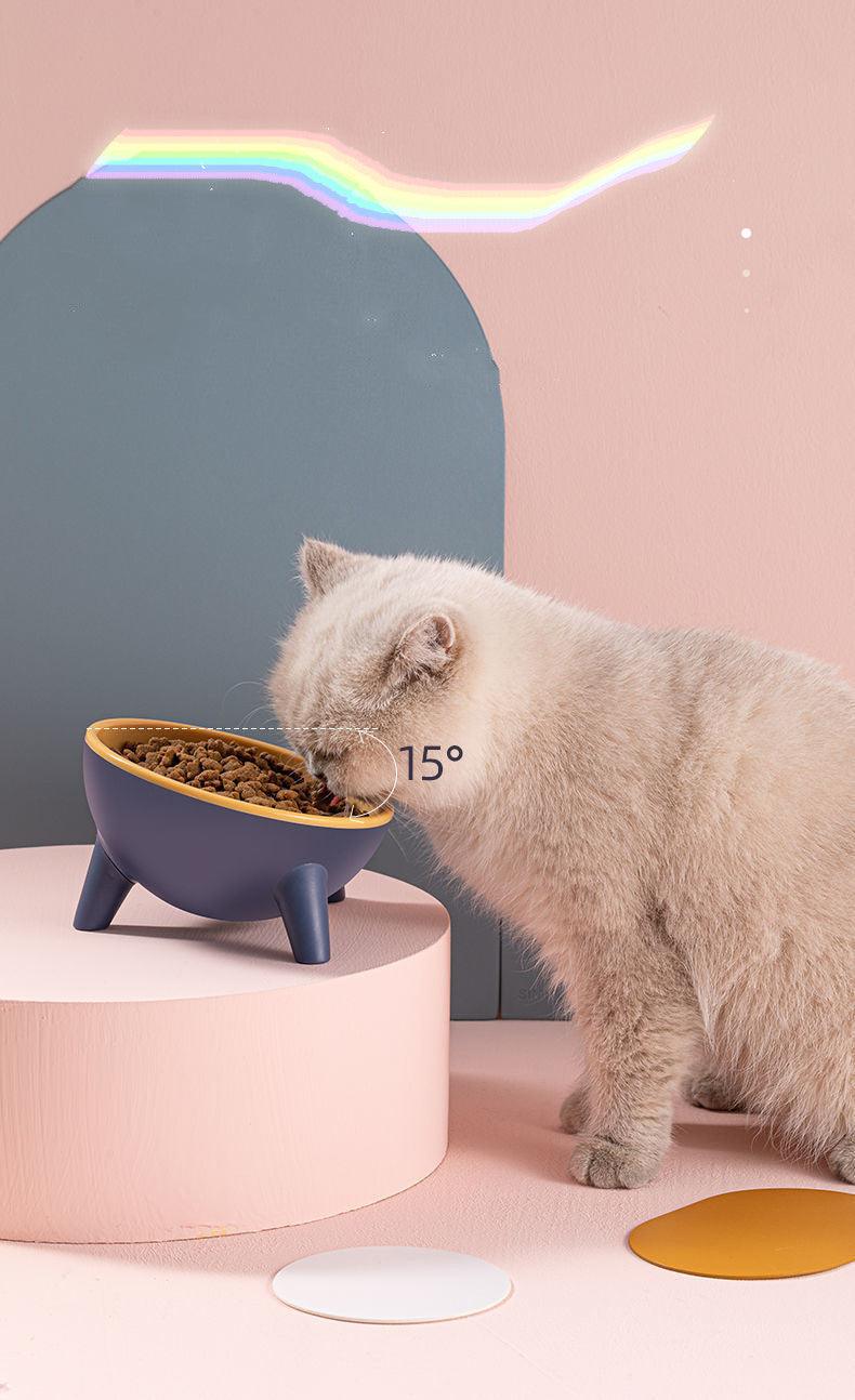 Cat Dog Bowl With Stand Pet Feeding Food Bowls Dogs Bunny Rabbit Nordic Color Feeder Product Supplies Pet Accessories - Dog Hugs Cat