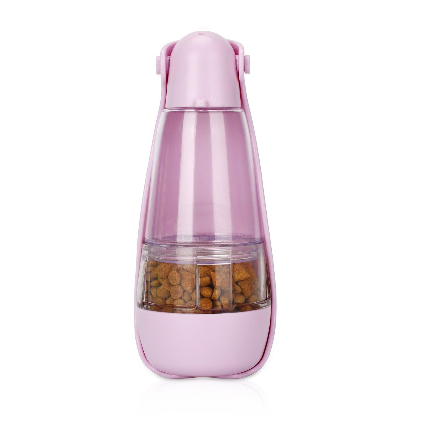 Portable Multifunctional Pet Accompanying Cup Dog Cat Supplies Food Water Bottle - Dog Hugs Cat